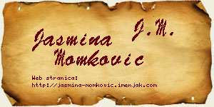 Jasmina Momković vizit kartica